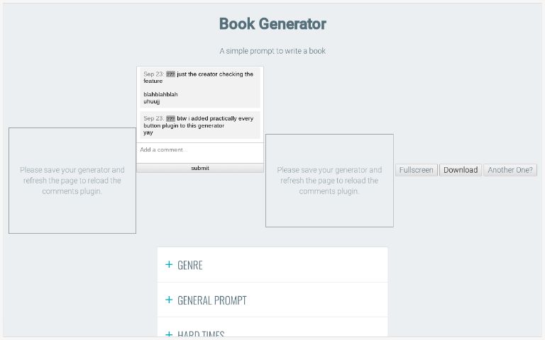 Book Generator