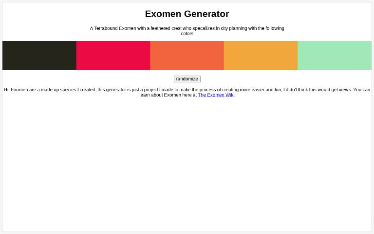 Exomen Generator
