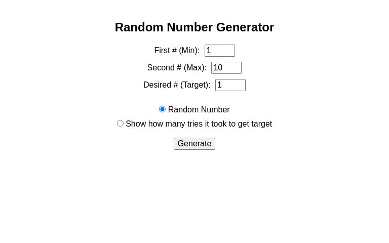 Random Number Generator
