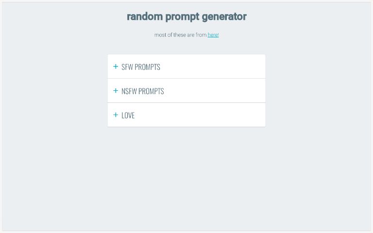 random prompt generator