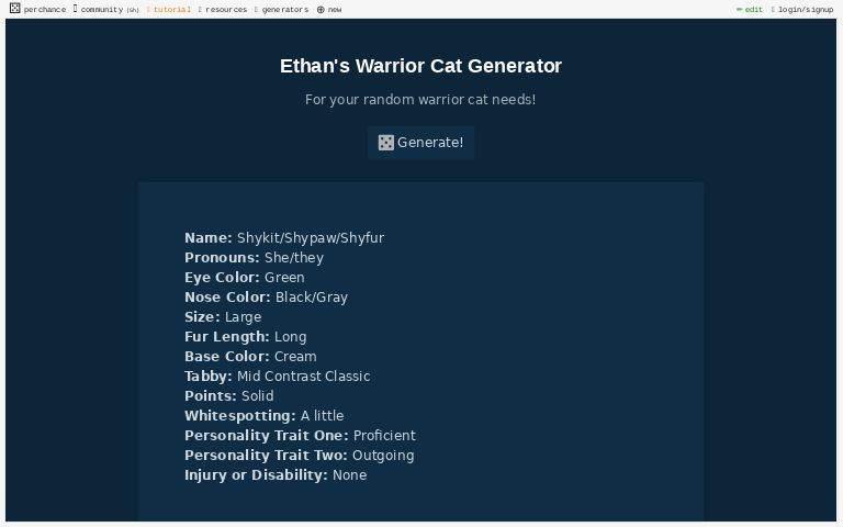 ethan-s-warrior-cat-generator