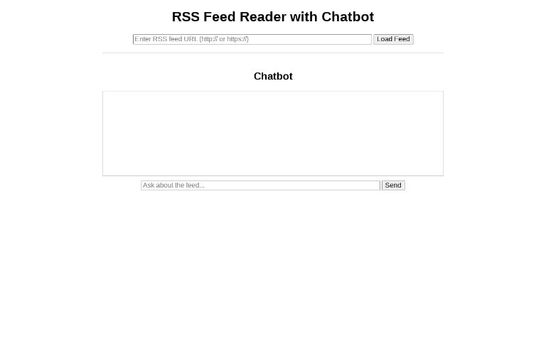 RSS Feed Reader with Chatbot ― Perchance Generator