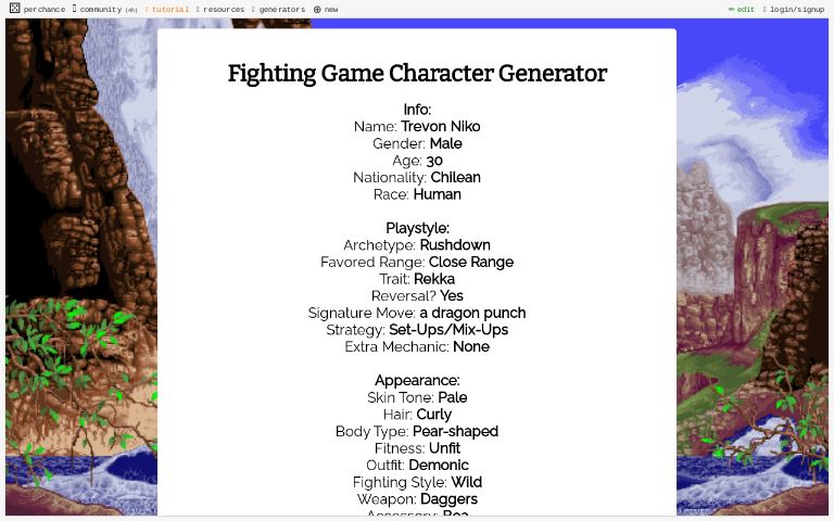 fighting-game-character-generator