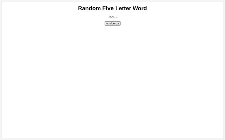 random-five-letter-word-perchance-generator