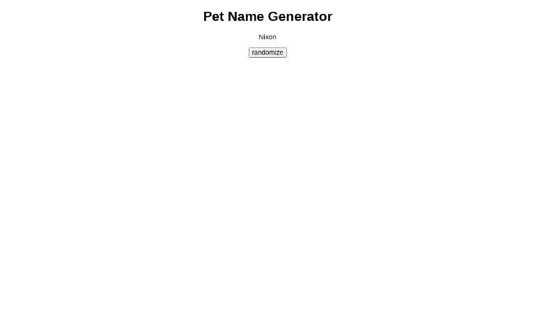pet-name-generator
