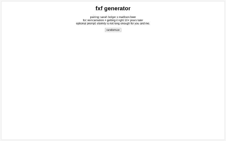 fxf generator