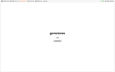 gemstones ― Perchance Generator