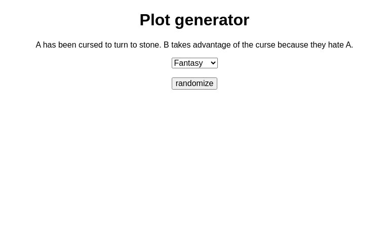 Plot generator