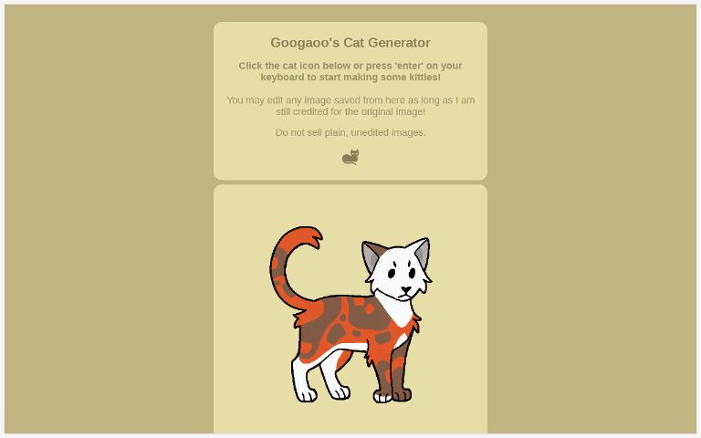 Googaoo Cat Generator