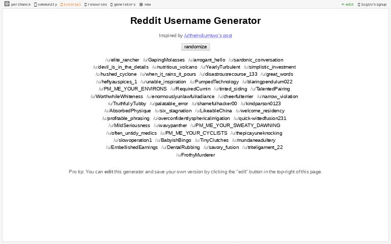 reddit-username-generator