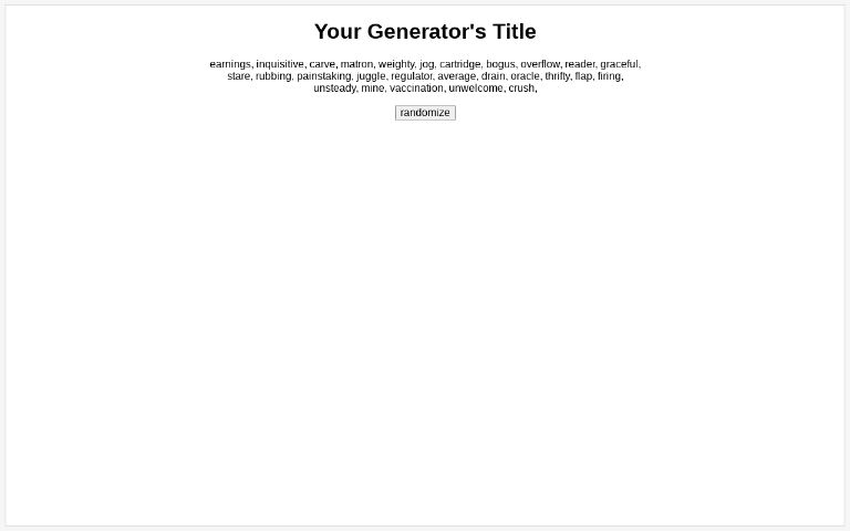 group-name-perchance-generator