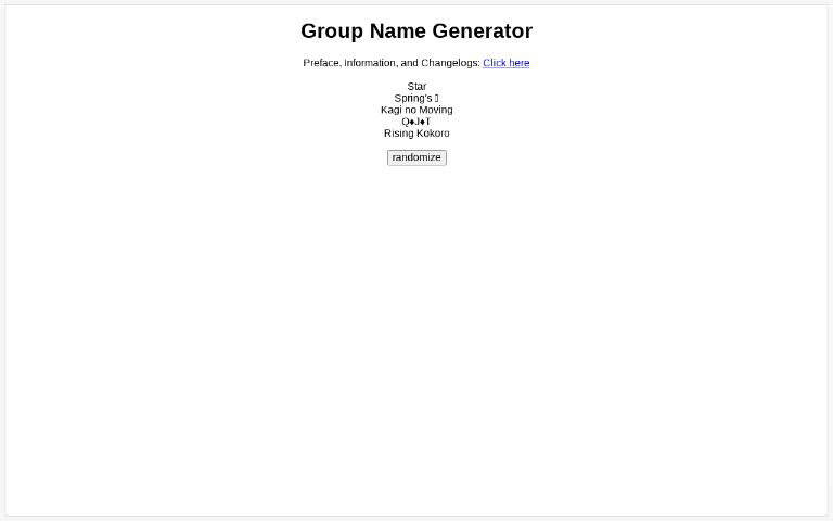 organization name generator