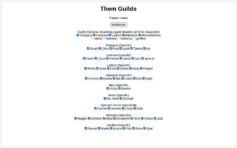 them-guilds-perchance-generator