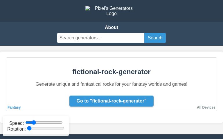 fictional-rock-generator