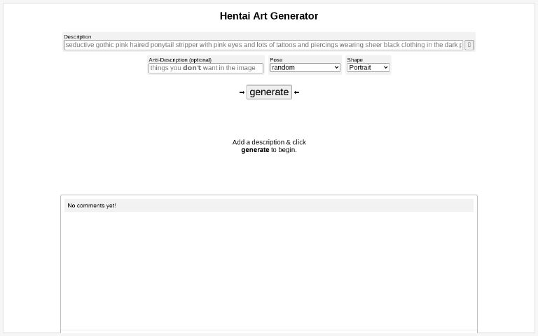 Hentai Art Generator
