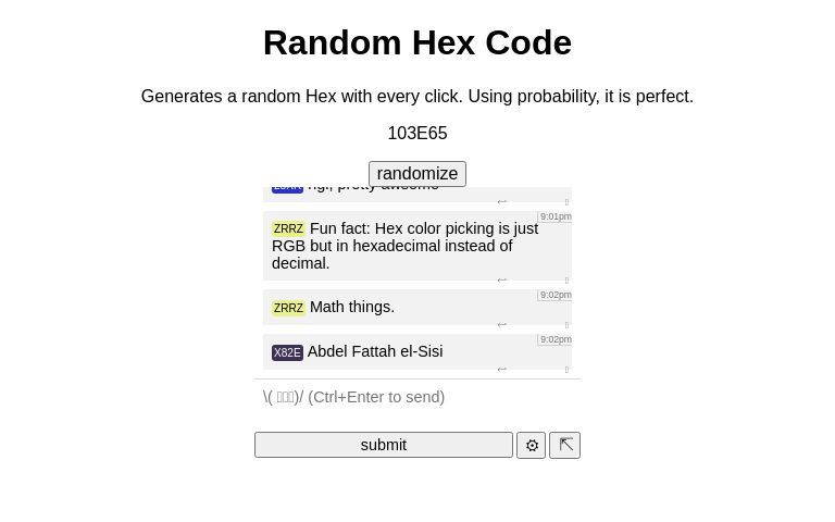 hex-code-perchance-generator