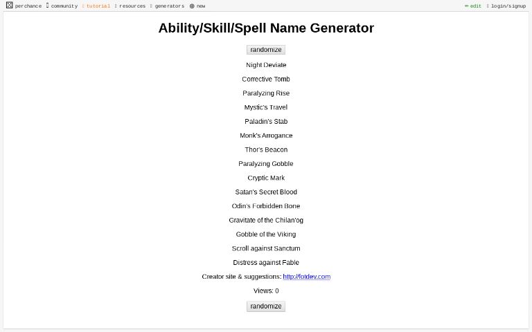 different ways to spell names generator