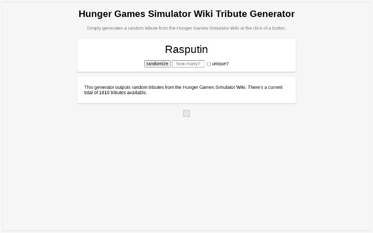 SCP-3000, Hunger Games Simulator Wiki