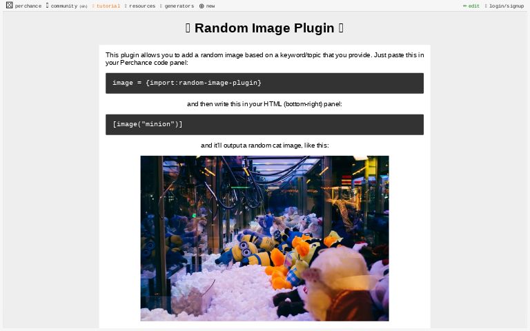🖼 Random Image Plugin 📷
