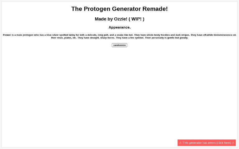Protogen Name Generator