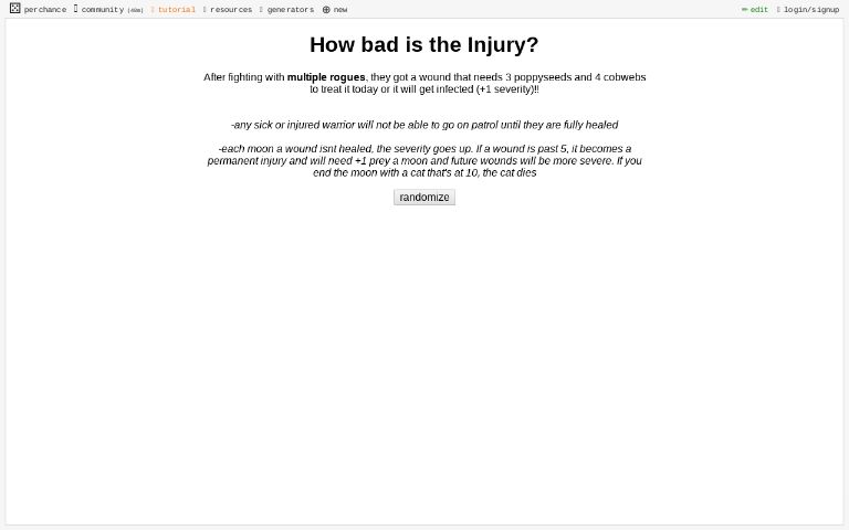 how-bad-is-the-injury-perchance-generator