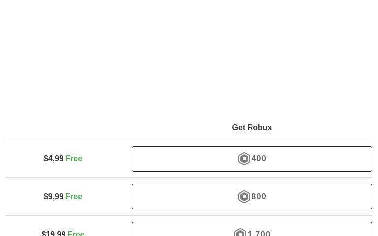 Get Robux ― Perchance Generator