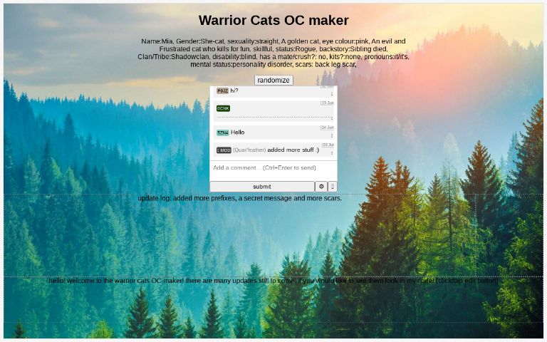 warrior-cats-oc-maker-perchance-generator