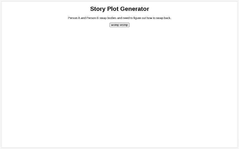 story-plot-generator