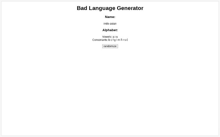 bad-language-generator