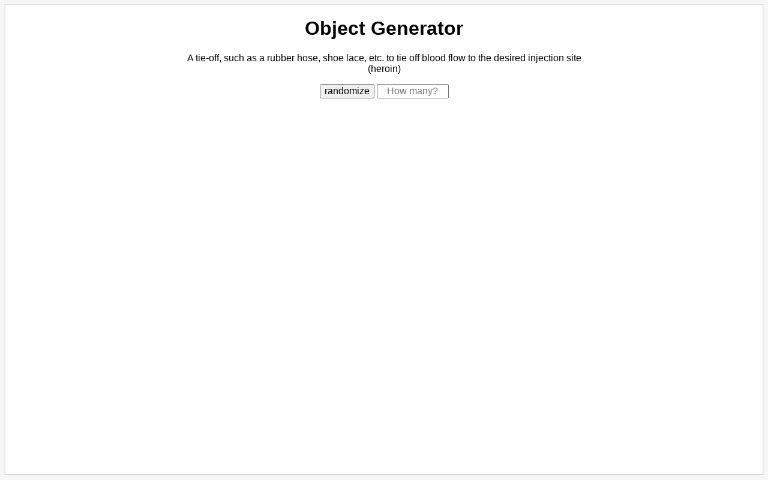 Object Generator