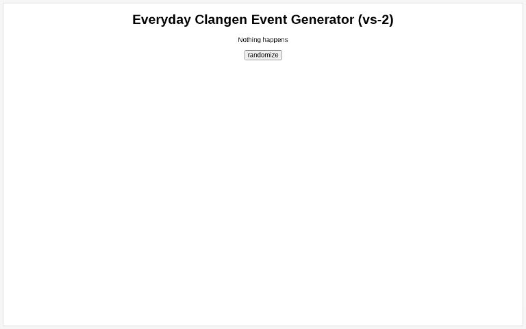 Everyday Clangen Event Generator (vs-2)