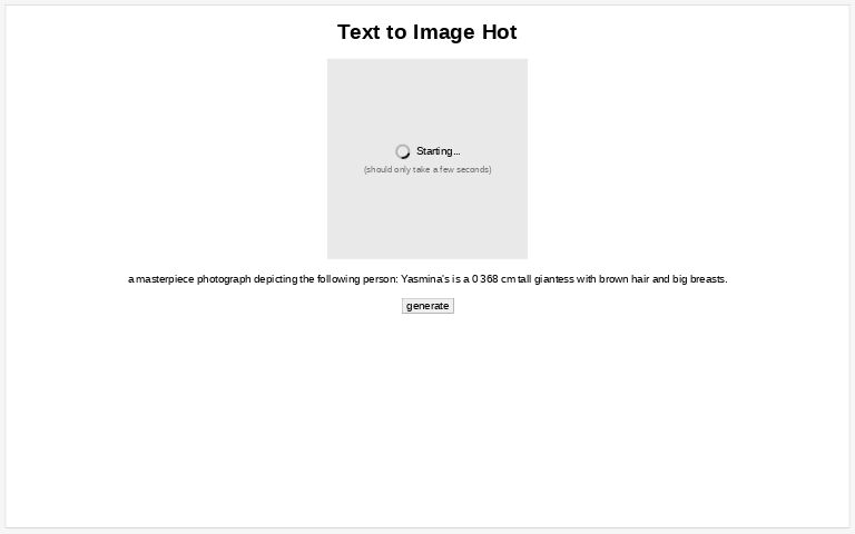 Text to Image Hot ― Perchance Generator