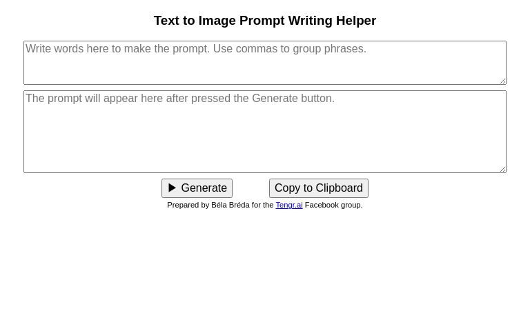 Text To Image Prompt Writing Helper ― Perchance Generator