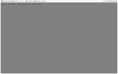 Interative Terminal Template ― Perchance Generator