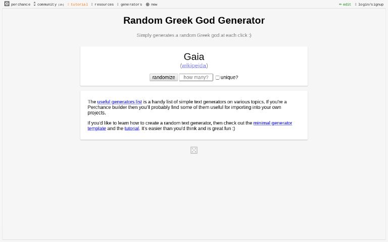 random-greek-god-generator