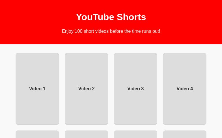 YouTube Shorts ― Perchance Generator