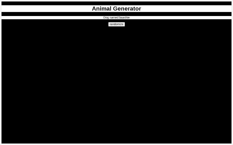 Animal Generator
