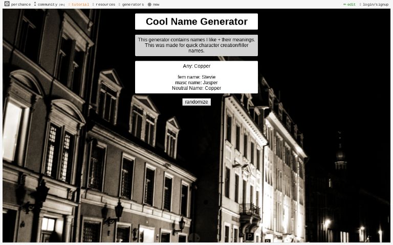 cool-name-generator