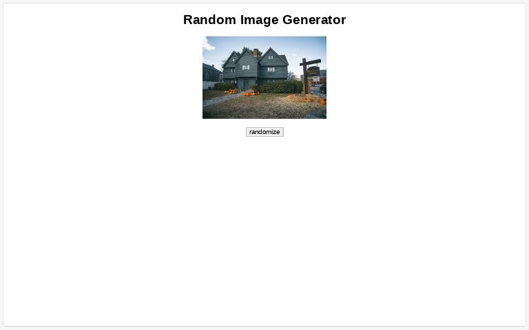 Random Image Generator