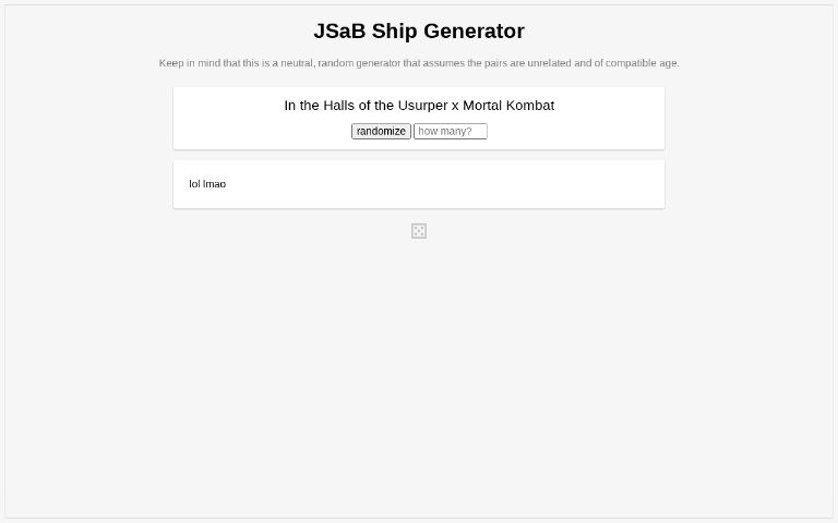 JSaB Ship Generator