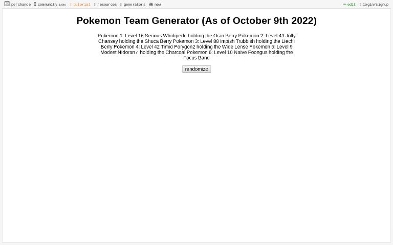 pokemon-trainer-team-generator