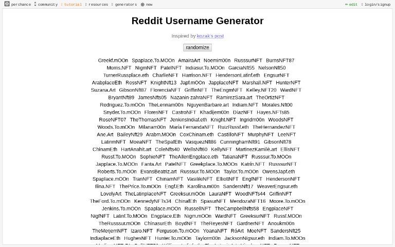 reddit-username-generator-perchance