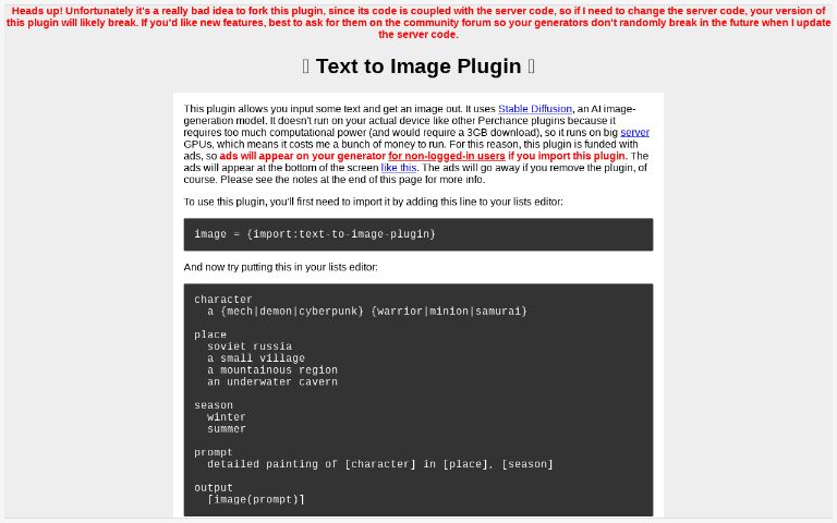 🤖 Text to Image Plugin 🎨