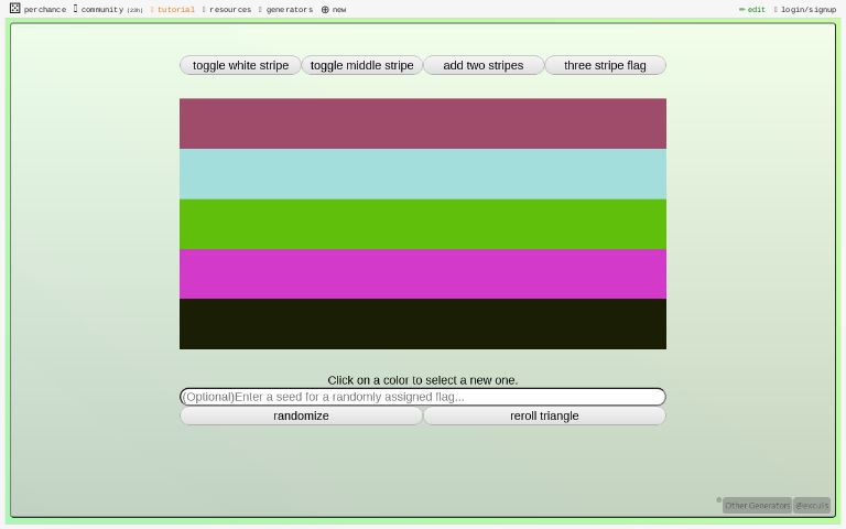 Pride Flag Generator