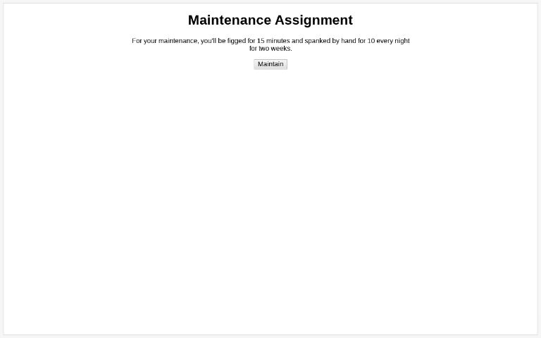 maintenance-assignment-perchance-generator