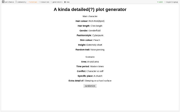 A kinda detailed(?) plot generator