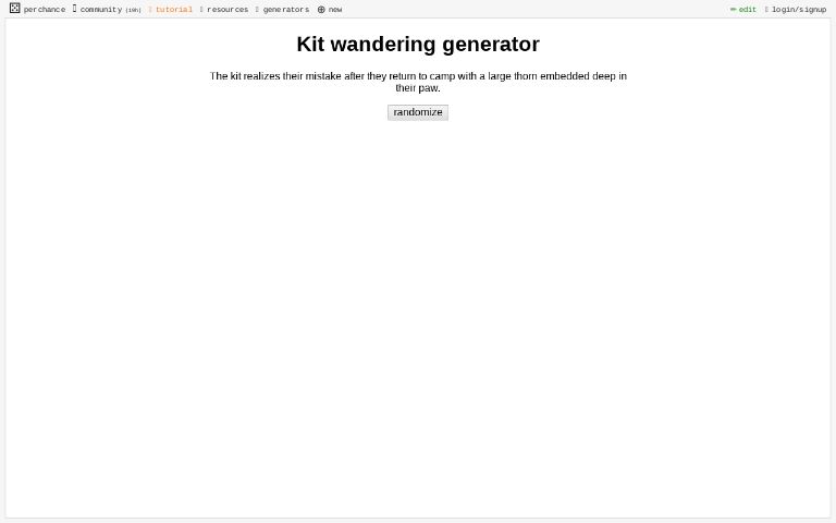 kit-wandering-generator