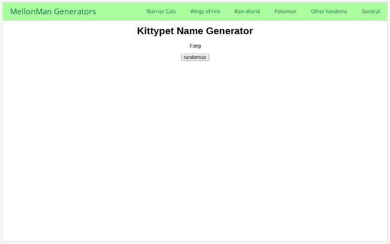 kittypet-name-generator