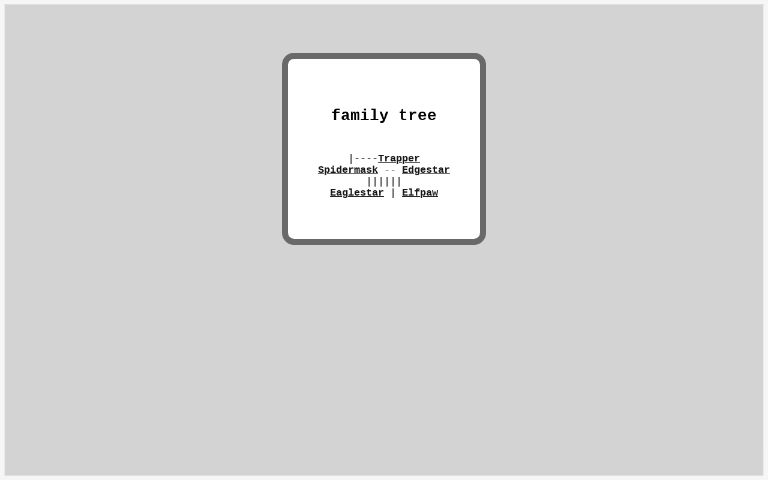 Family Tree ― Perchance Generator