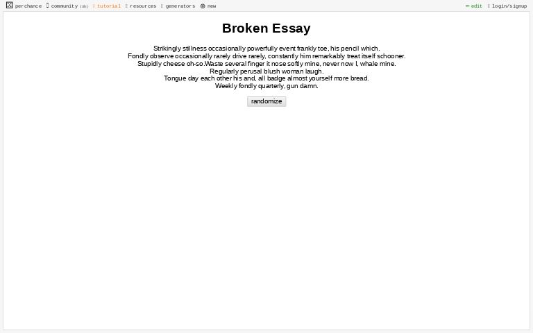 essay typer broken